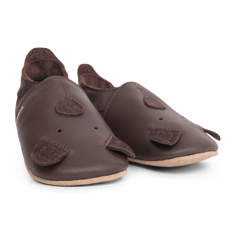 Bobux Soft sole παπουτσάκια αγκαλιάς Cub Chocolate