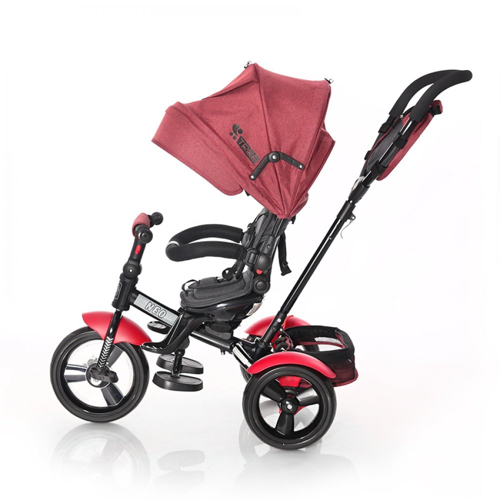 Lorelli Τρίκυκλο Ποδηλατάκι Neo EVA Wheels Red & Black Luxe