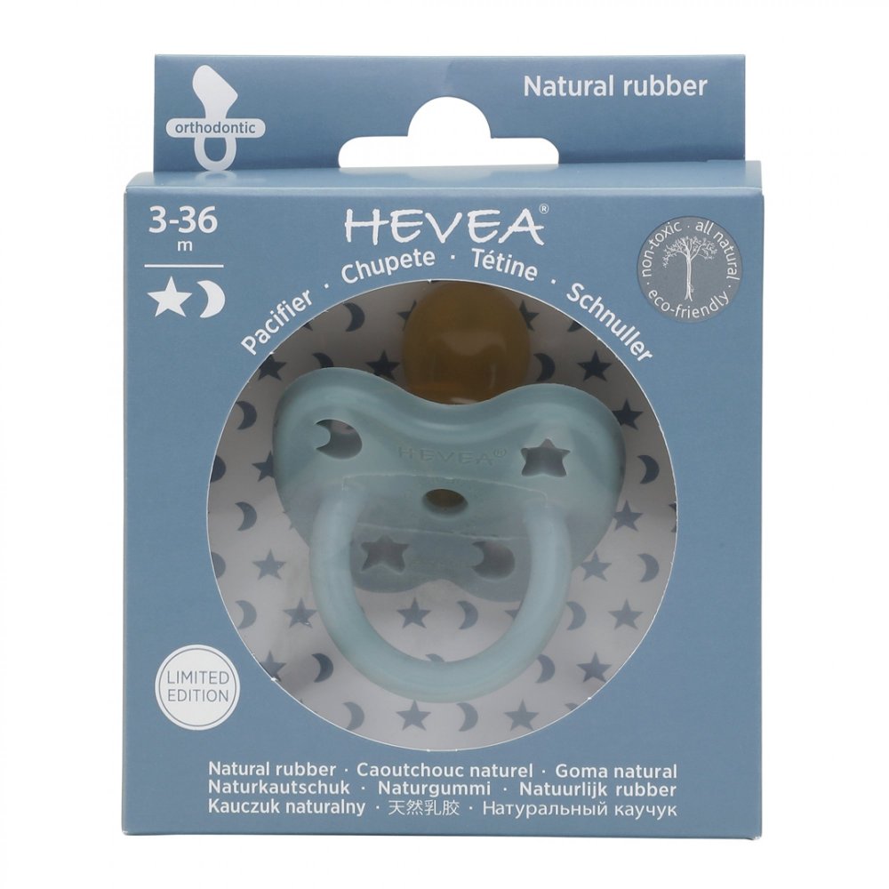 Hevea πιπίλα Winter Sky 3-36 μηνών - ορθοδοντική από φυσικό καουτσούκ