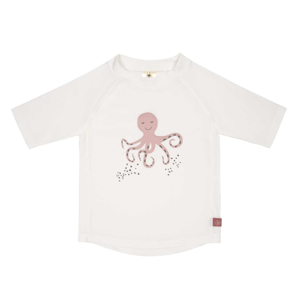 Lassig κοντομάνικη μπλούζα-μαγιό Octopus White