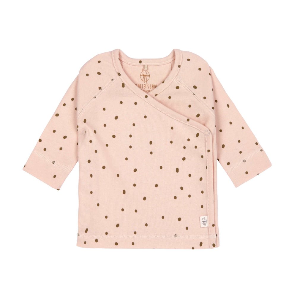 Lassig Μακρυμάνικο μπλουζάκι κιμονό απαλό ροζ