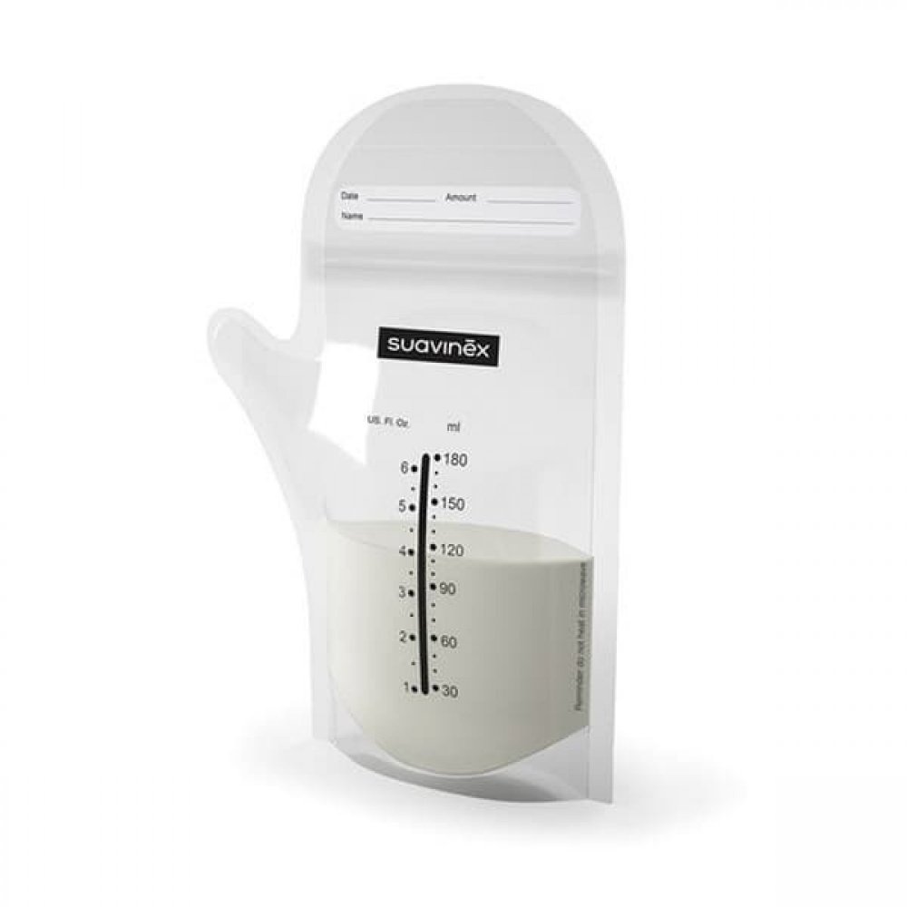 Suavinex Σακουλάκια αποθήκευσης μητρικού γάλακτος 180ml 25τμχ