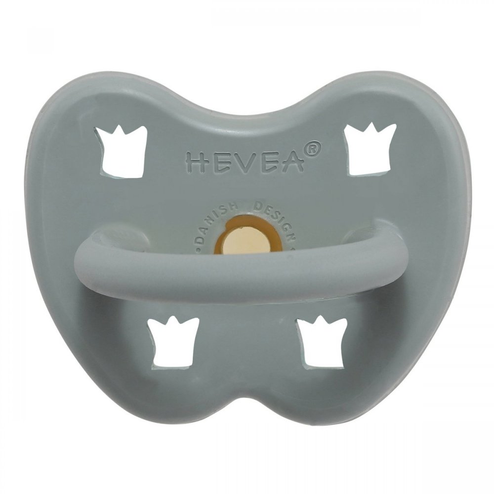 Hevea πιπίλα Gorgeous Grey 3-36 μηνών - ορθοδοντική από φυσικό καουτσούκ
