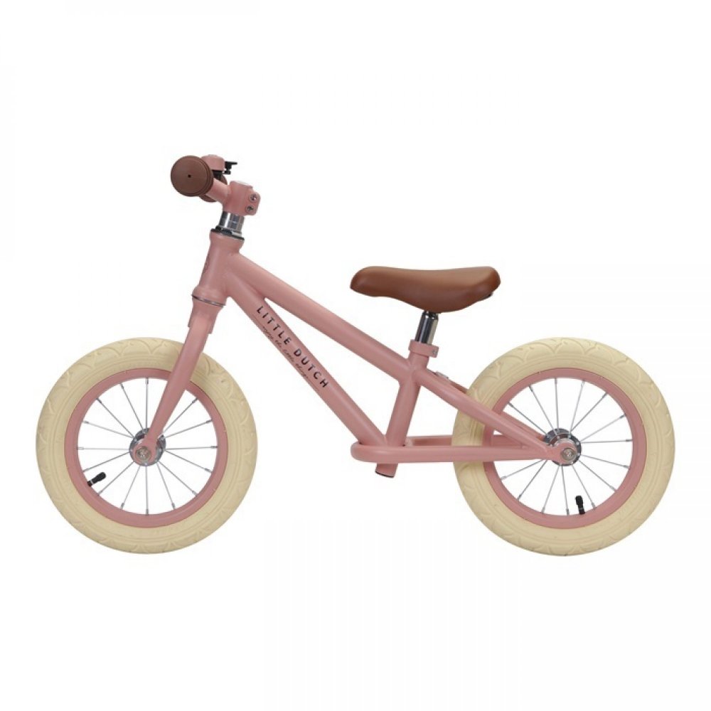 Little Dutch Μεταλλικό ποδήλατο ισορροπίας (ματ ροζ)