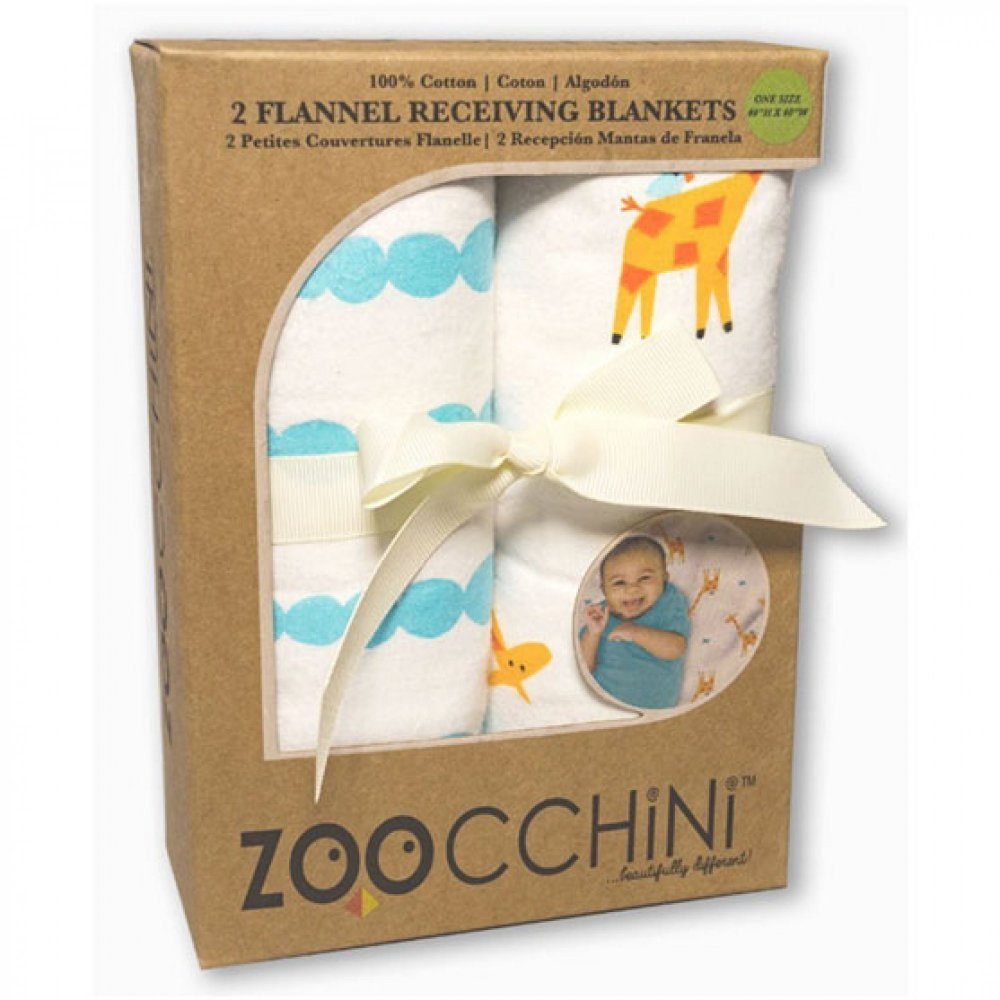 Zoocchini Βαμβακερά πανάκια για μωρά σχέδιο καμηλοπάρδαλη 1 x 1 μέτρο