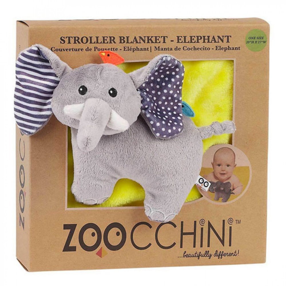 Zoocchini κουβέρτα για μωρά ελεφαντάκι 69 x 99 εκ.