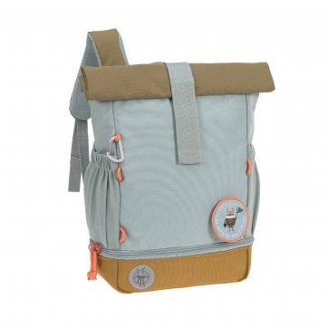 Lassig Lassig Παιδική τσάντα πλάτης, Rolltop-Nature, little blue