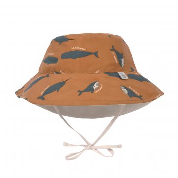 Lassig Lassig καπέλο με ηλιοπροστασία Whale Caramel